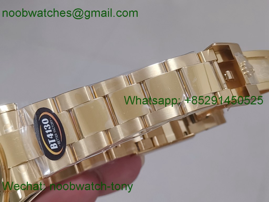 Replica Rolex Daytona Full Yellow GOLD 116508 BTF 1:1 Best Green Dial SA4130