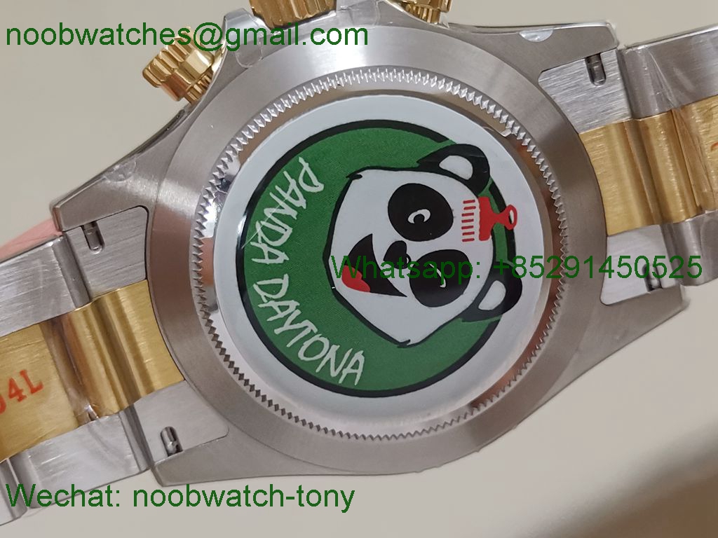 Replica Rolex Daytona 116503 Two Tone 904L Steel GOLD BTF 1:1 Best White Dial SA4130