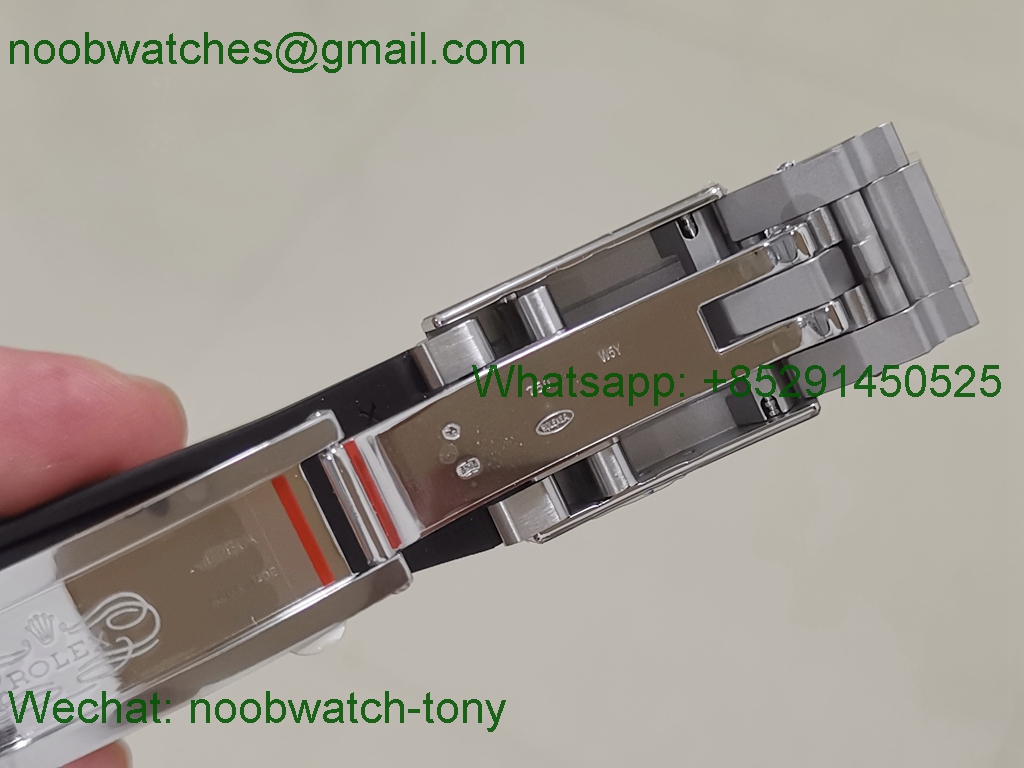 Replica Rolex Daytona 116519 BTF 1:1 Best Black Diamonds Dial on Oysterflex Rubber Strap SA4130