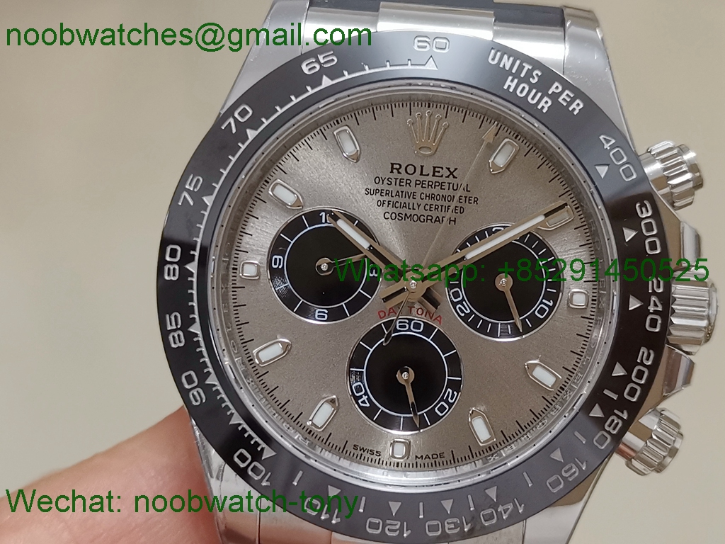 Replica Rolex Daytona 116519 BTF 1:1 Best Gray Dial on Oysterflex Rubber Strap SA4130