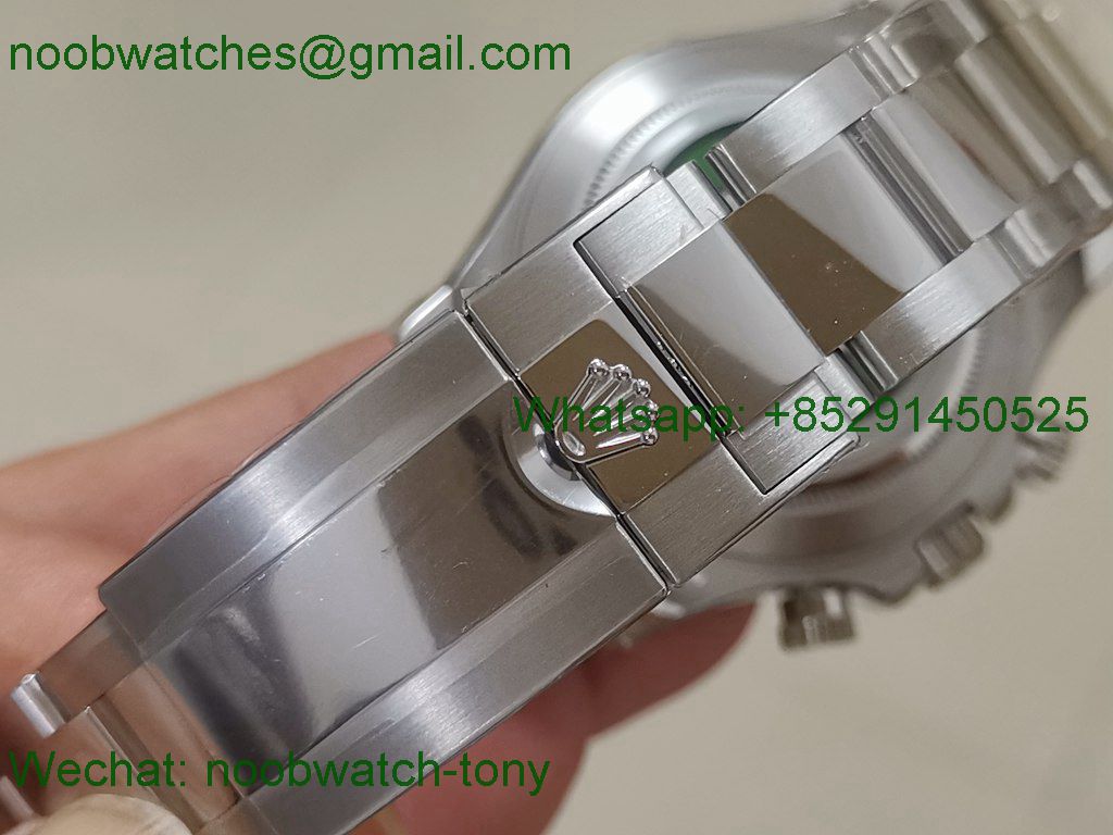 Replica Rolex Daytona 116506 Brown Ceramic BTF 1:1 Best Ice Blue Dial Crystal Marker SA4130 V2