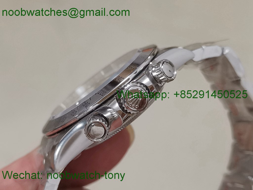 Replica Rolex Daytona 116520 Clean 1:1 Best 904L White Dial SA4130 V3