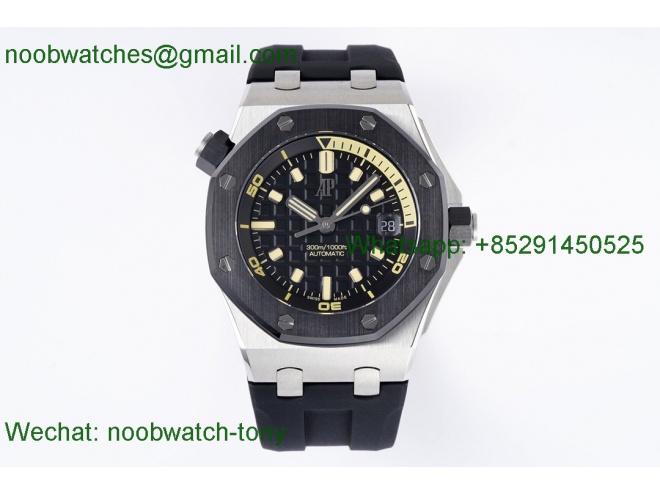 Replica Audemars Piguet AP Royal Oak Offshore Diver 15720 Black Dial ZF 1:1 Best A4308