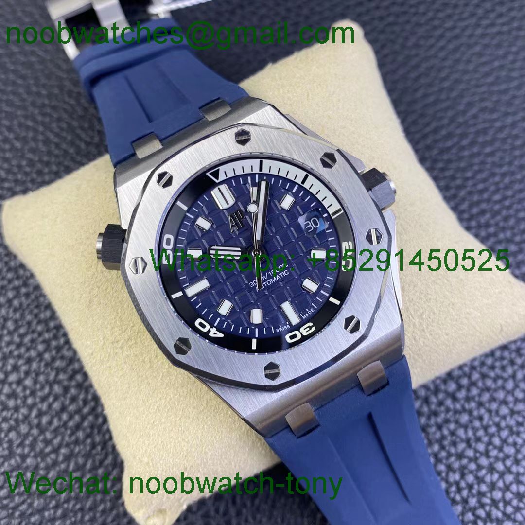 Replica Audemars Piguet AP Royal Oak Offshore Diver 15720 Blue Dial IPF 1:1 Best A4308