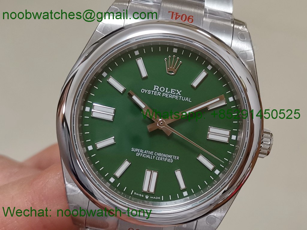 Replica Rolex Oyster Perpetual 36mm 126000 Green 904L JDF SA3230