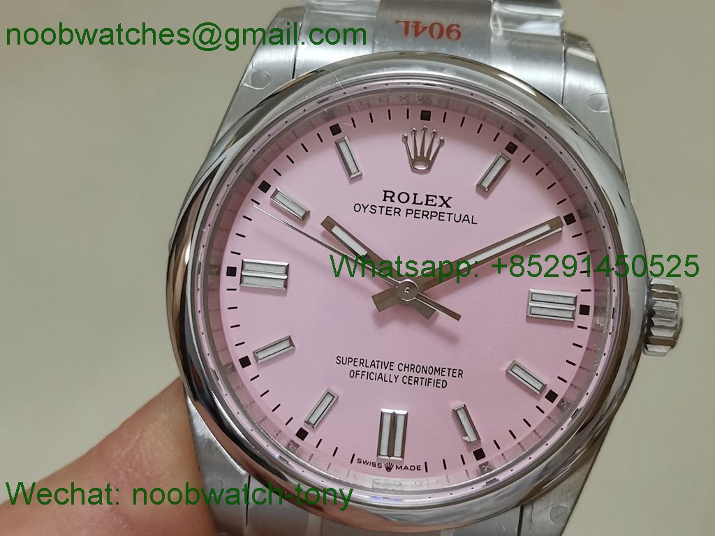 Replica Rolex Oyster Perpetual 36mm 126000 Pink 904L JDF SA3230