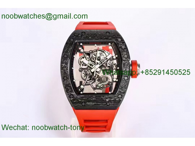 Replica Richard Mille RM055 Bubba Watson Red Rubber NTPT BBR RMUL2