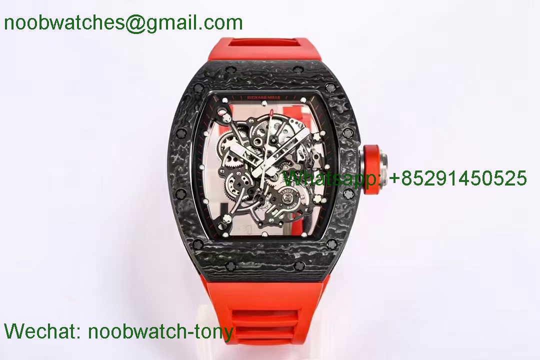 Replica Richard Mille RM055 Bubba Watson Red Rubber NTPT BBR RMUL2