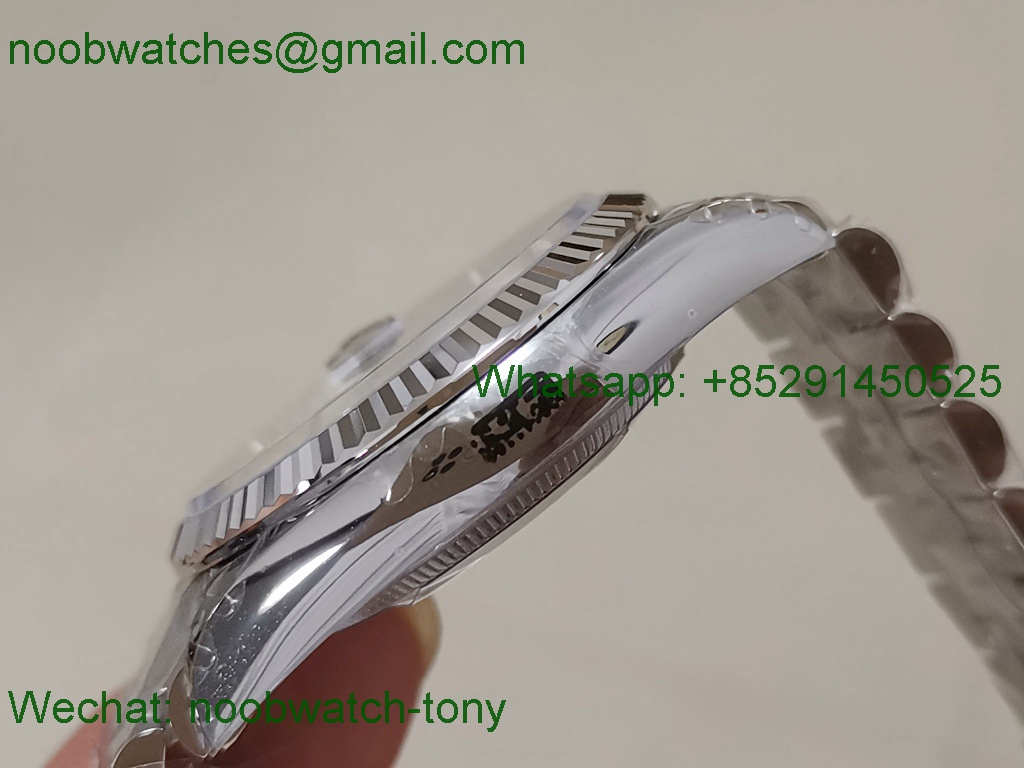 Replica Rolex Datejust 126234 36mm SS Green Dial VSF 1:1 Best VS3235