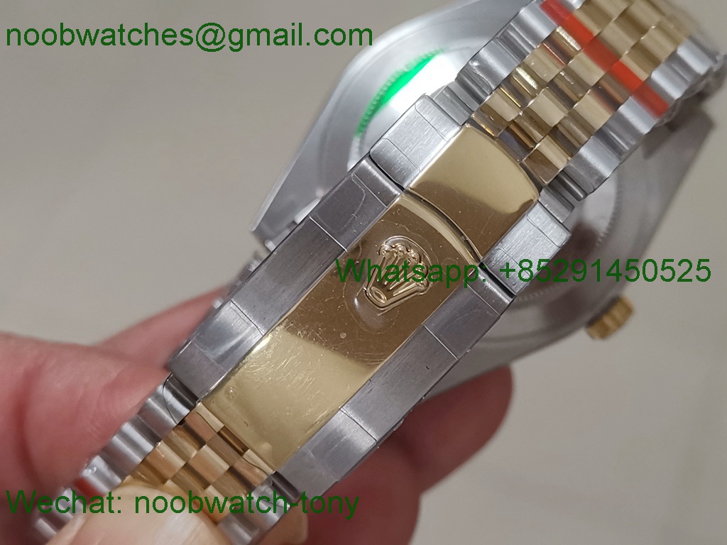 Replica Rolex Datejust 41mm 2Tone SS Yellow Gold Black Dial BP V2 2813