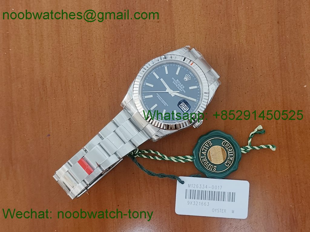 Replica Rolex Datejust 126334 41mm Blue Dial VSF 1:1 Best VS3235 Oyster
