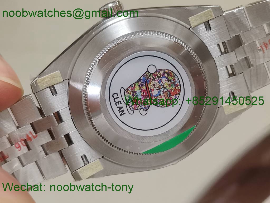 Replica Rolex Datejust 126334 41mm 904L Gray Dial Clean 1:1 Best VR3235 Jubilee 