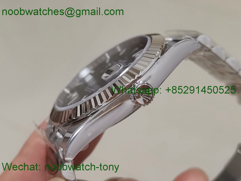 Replica Rolex Datejust 126334 41mm 904L Gray Dial Clean 1:1 Best VR3235 Jubilee 