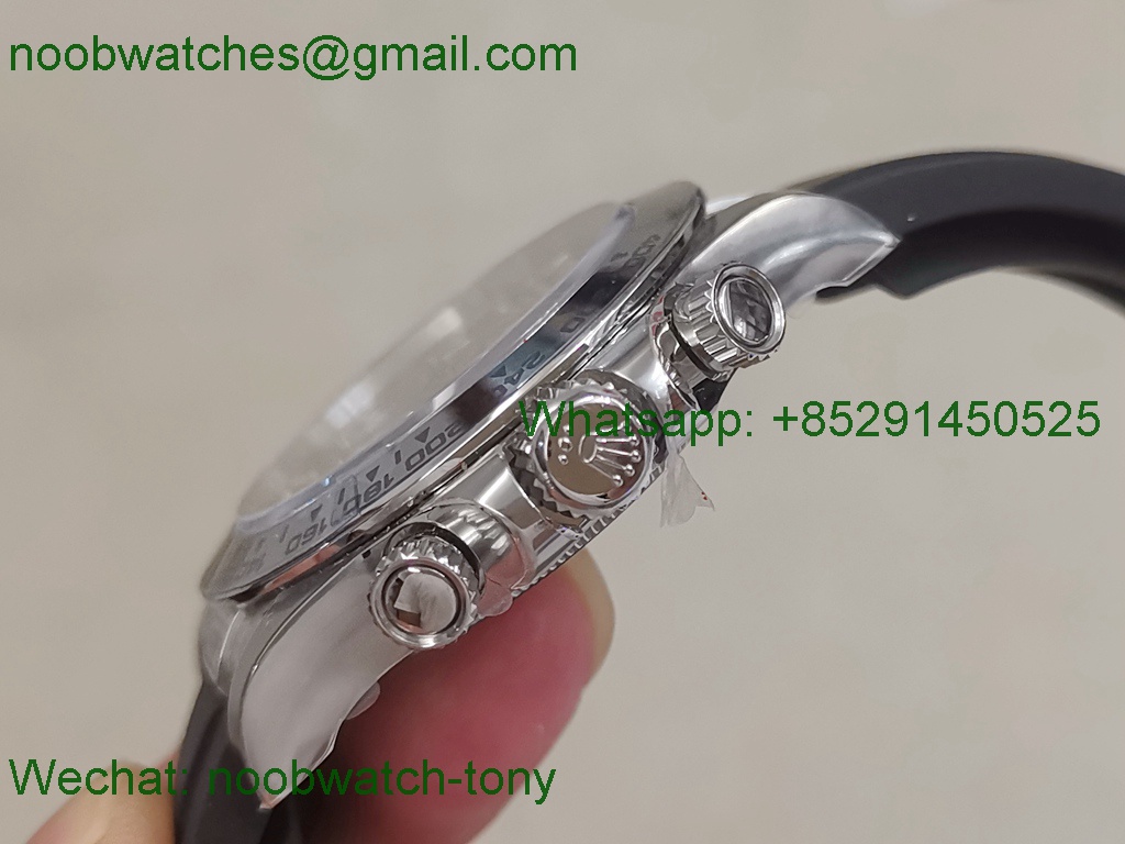 Replica Rolex Daytona 116519 40MM Gray Dial Clean 1:1 Best SA4130 OysterFlex