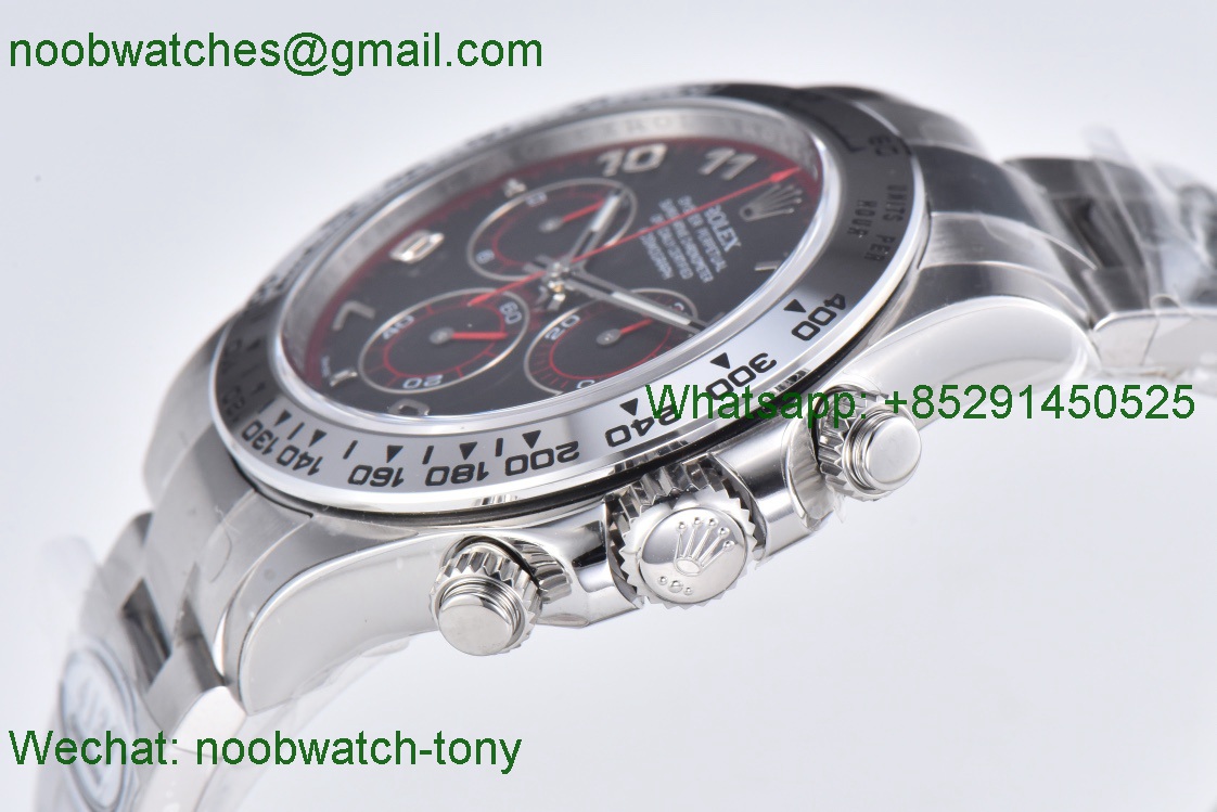 Replica Rolex Daytona 116509 Black Dial Red Marker Clean 1:1 Best SA4130