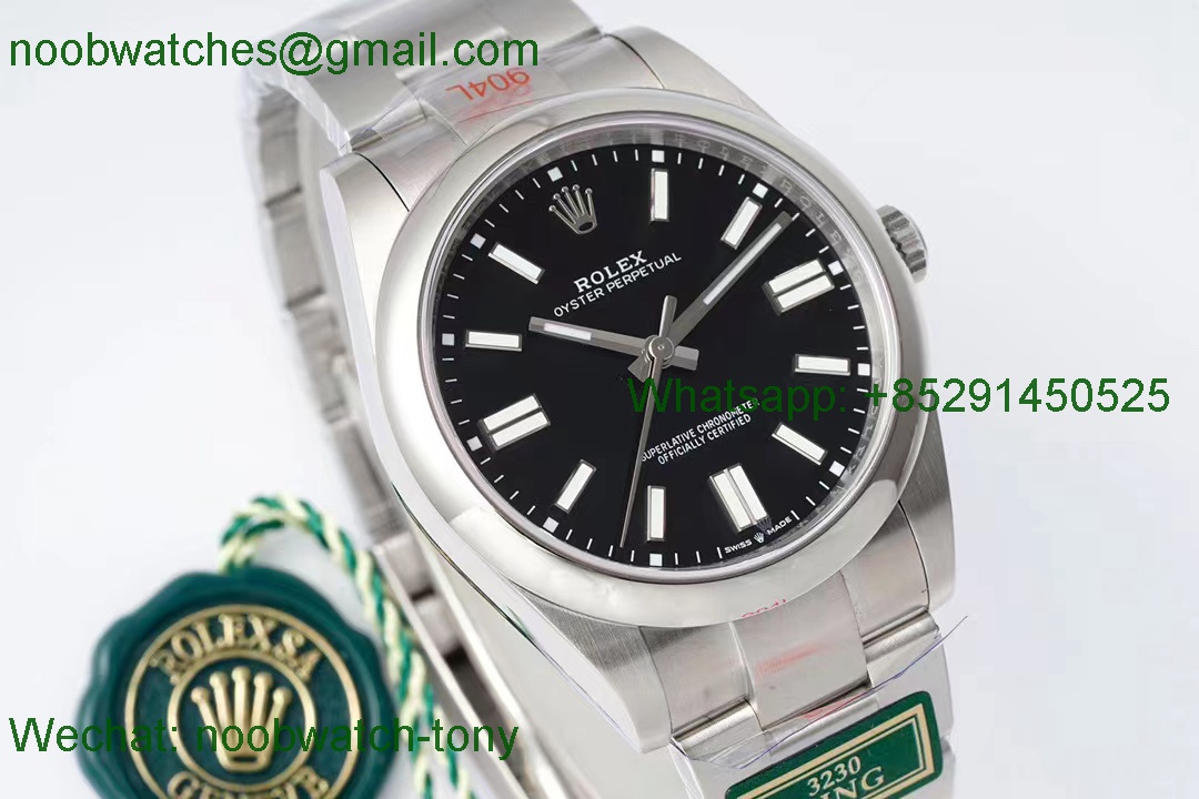 Replica Rolex Oyster Perpetual 124300 41mm Black King Factory 1:1 Best VR3230