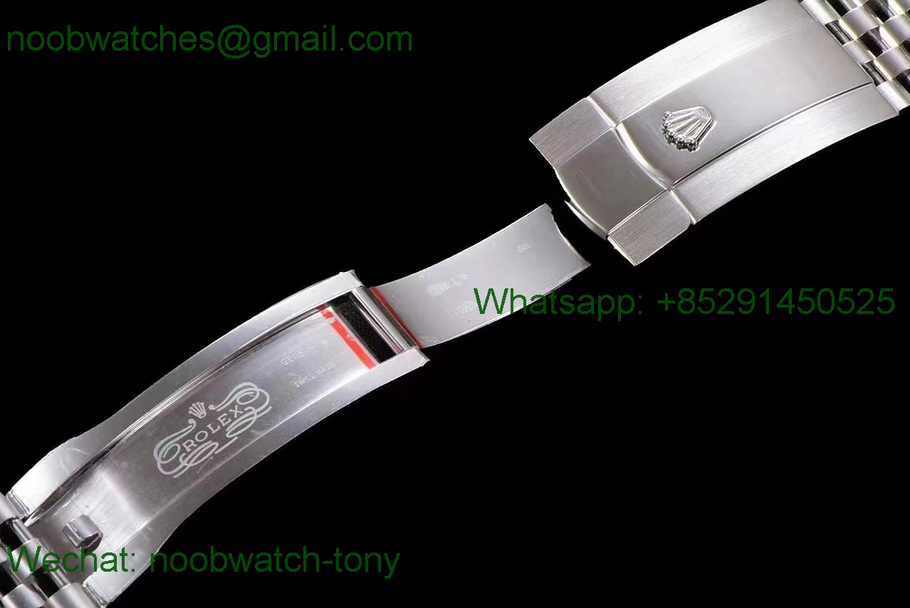 Replica Rolex Skydweller SS Noob V2 Best Black Dial A23J Julibee Bracelet