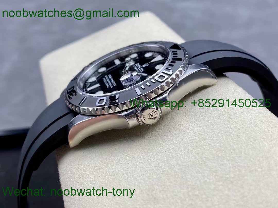 Replica Rolex YachtMaster 226659 42mm Black Dial Clean 1:1 Best VR3235 OysterFlex