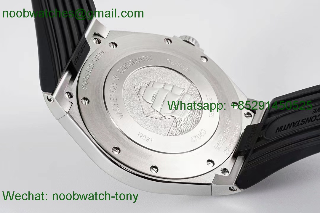 Replica Vacheron Constantin Overseas 47040 42mm Black Dial PPF 1:1 Best A1226 Rubber