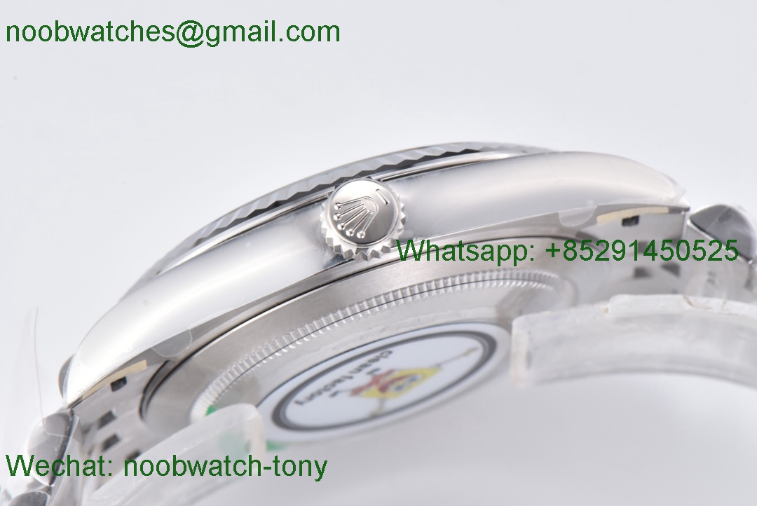 Replica Rolex Datejust 126334 41mm Gray Diamond Dial Clean 1:1 Best VR3235