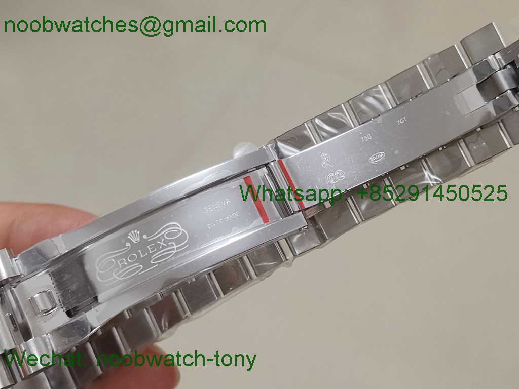 Replica Rolex DayDate 40mm SS Ice Blue Dial GMF 904L A3255