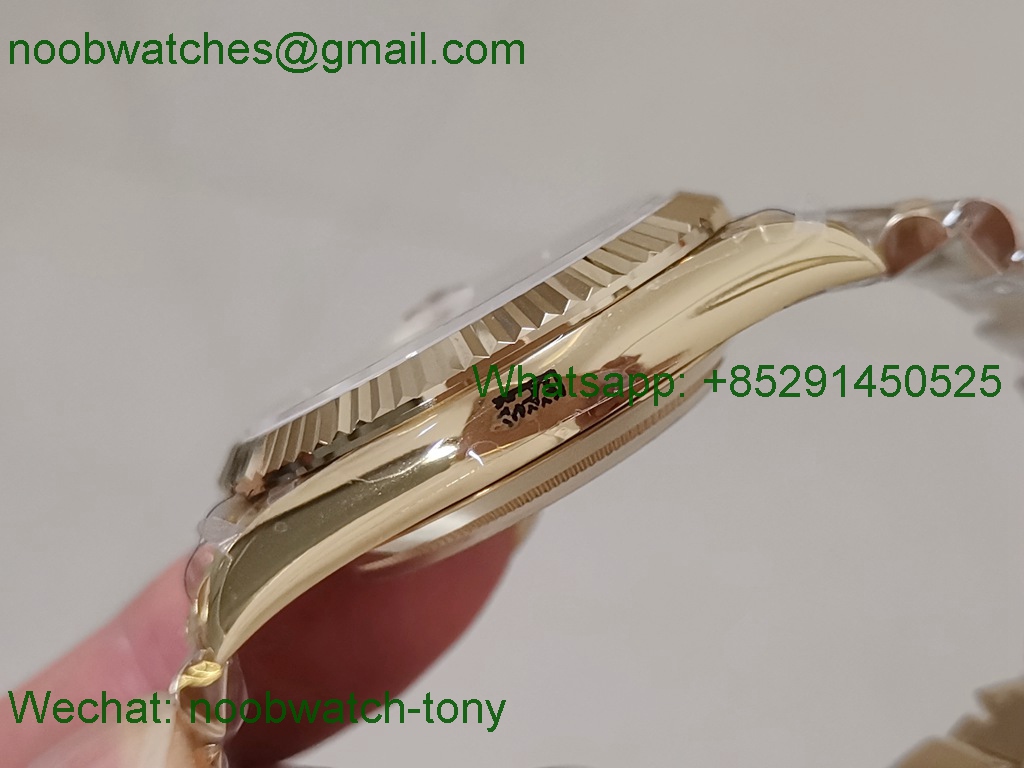 Replica Rolex DayDate 40mm Yellow Gold Golden Dial GMF 2836 904L