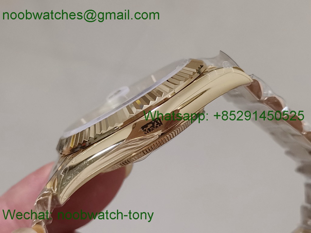 Replica Rolex DayDate 40mm Yellow Gold MOP Dial BP Factory 2813