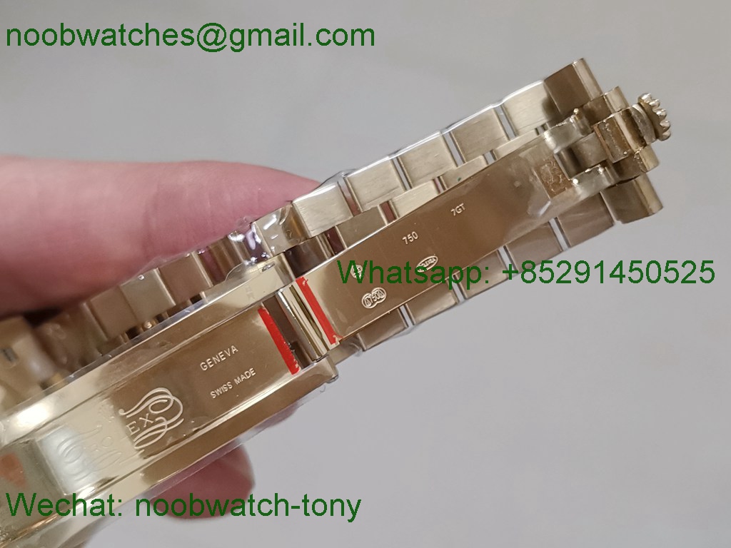 Replica Rolex DayDate 40mm Yellow Gold Diamond Bezel BP Factory 2836