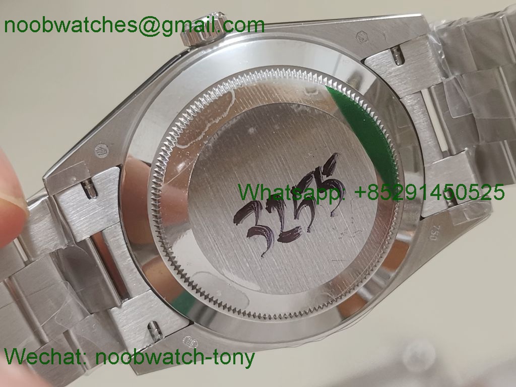 Replica Rolex DayDate 40mm Green Roman Dial BP Factory 2836