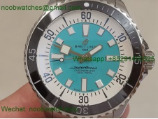 Replica Breitling Superocean 44mm Turquoise Blue Dial TF A2824
