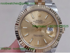 Replica Rolex Datejust 41mm Two Tone SS Yellow Gold YG Dial BP V2 2836