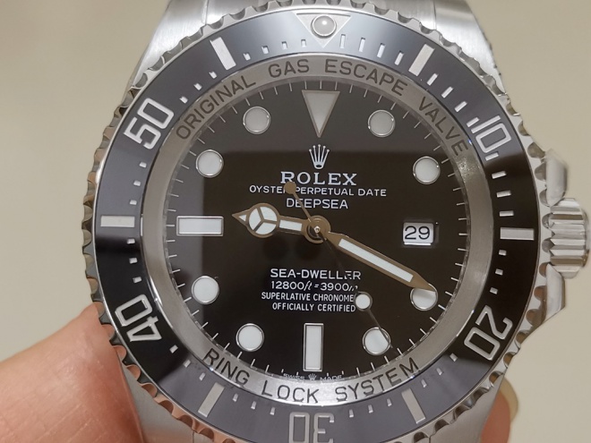 Replica Rolex Sea-Dweller Deepsea 126660 Black AR+F 1:1 Best 904L SS VR3235