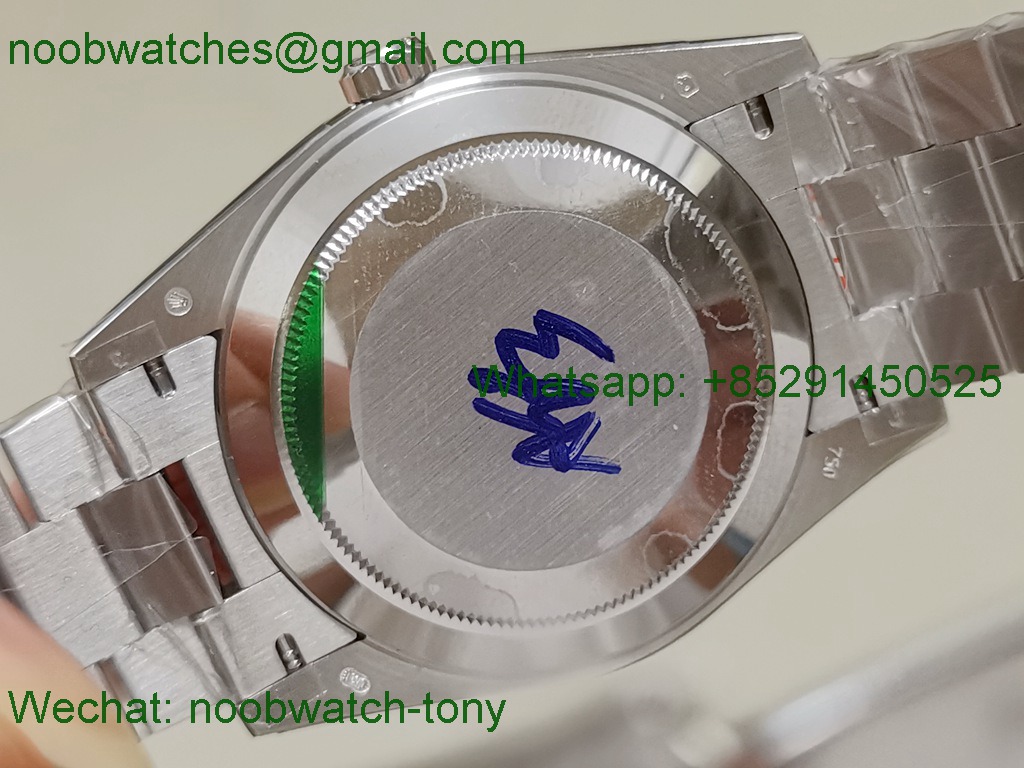 Replica ROLEX DayDate 228239 40mm Ice Blue Arabic Dial GMF 2836 Tungsten Heavy Version