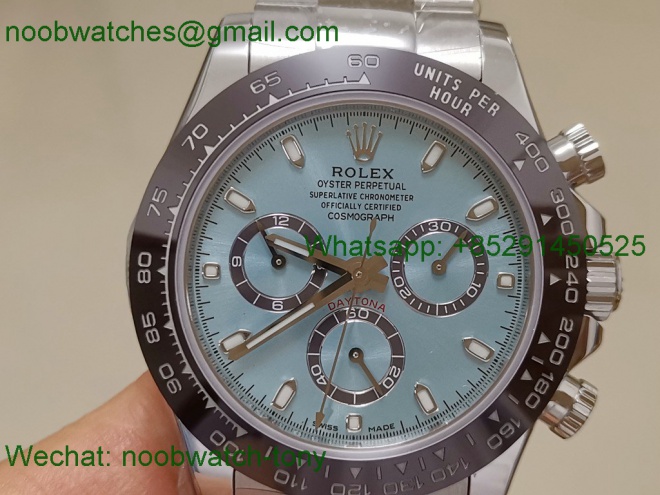 Replica Rolex Daytona 116506 Ice Blue KING Factory 7750