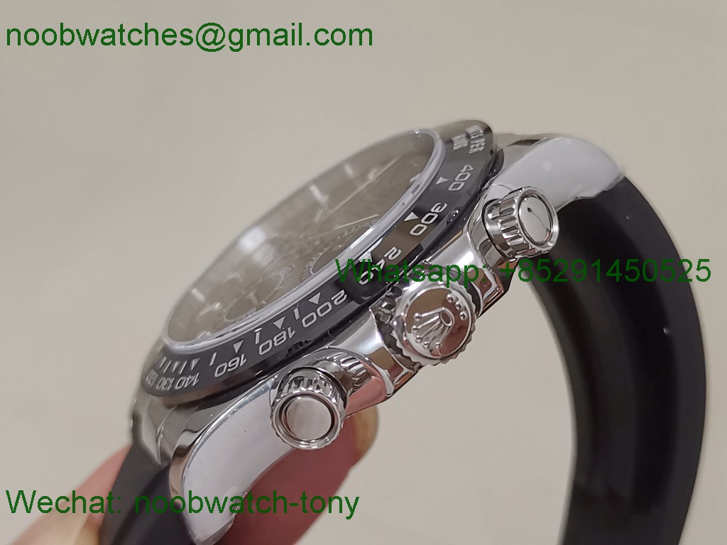 Replica Rolex Daytona 116519 Gray Dial KING Factory 7750 on OysterFlex