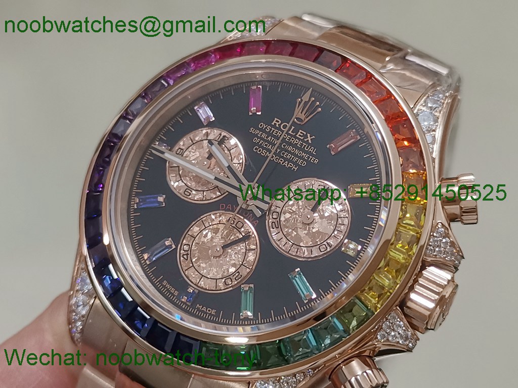 Replica Rolex Daytona 116598RBOW Rainbow Diamond