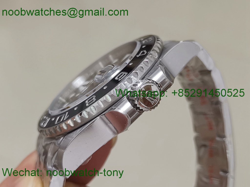 Replica Rolex GMT II 116710 Black 904L C+F 1:1 Best on Oyster VR3285 CHS