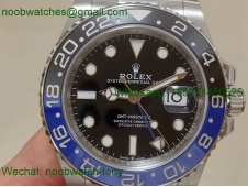 Replica Rolex GMT II 126710 BLNR Batman 904L C+F 1:1 Best on Oyster VR3285 CHS