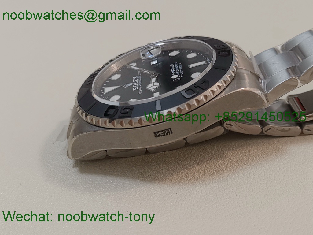 Replica Rolex YachtMaster 226627 42mm Titanium Black Dial EWF 3235