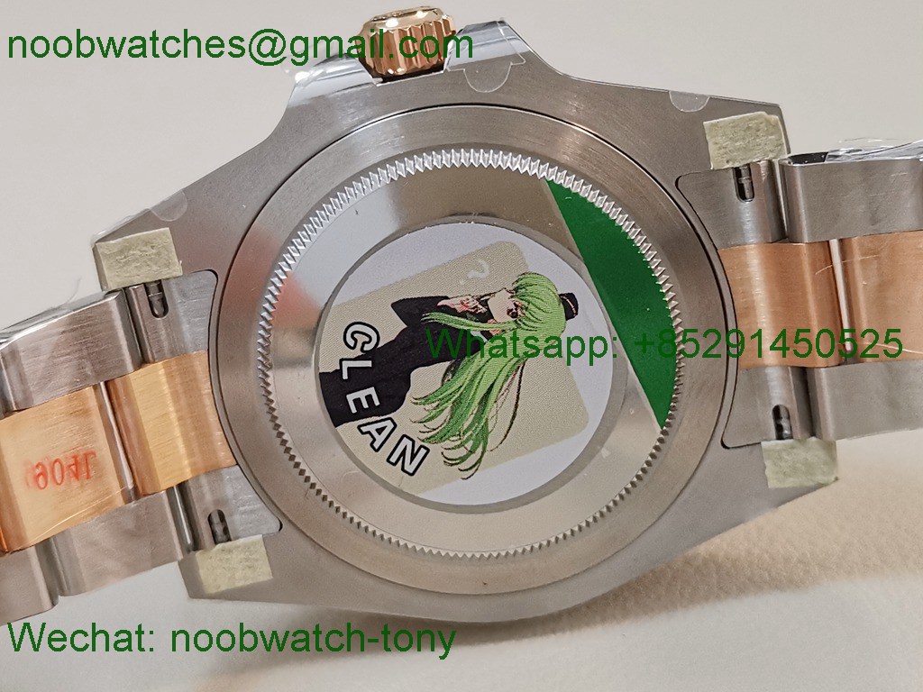 Replica Rolex GMT II 126711 CHNR Root Beer Clean Factory 1:1 Best Edition SS Rose Gold DD3285