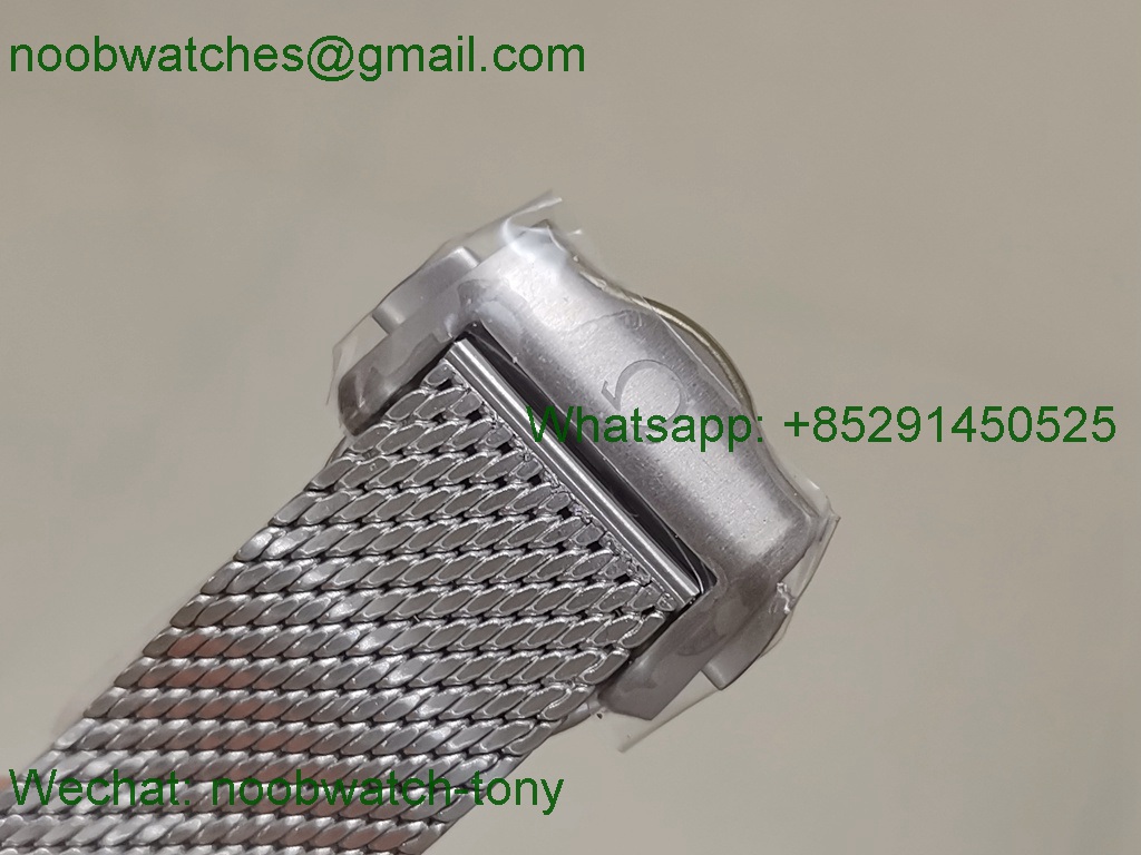 Replica OMEGA Seamster 300 No Time to Die Titanium V4 VSF 1:1 Best Mesh Bracelet A8806