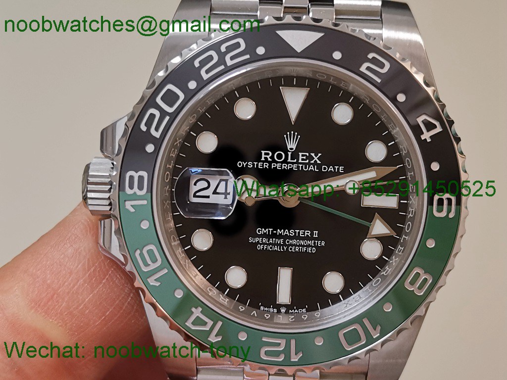 Replica Rolex GMT II 126720 Sprite VTNR Jubilee Clean DD3285 SuperClone