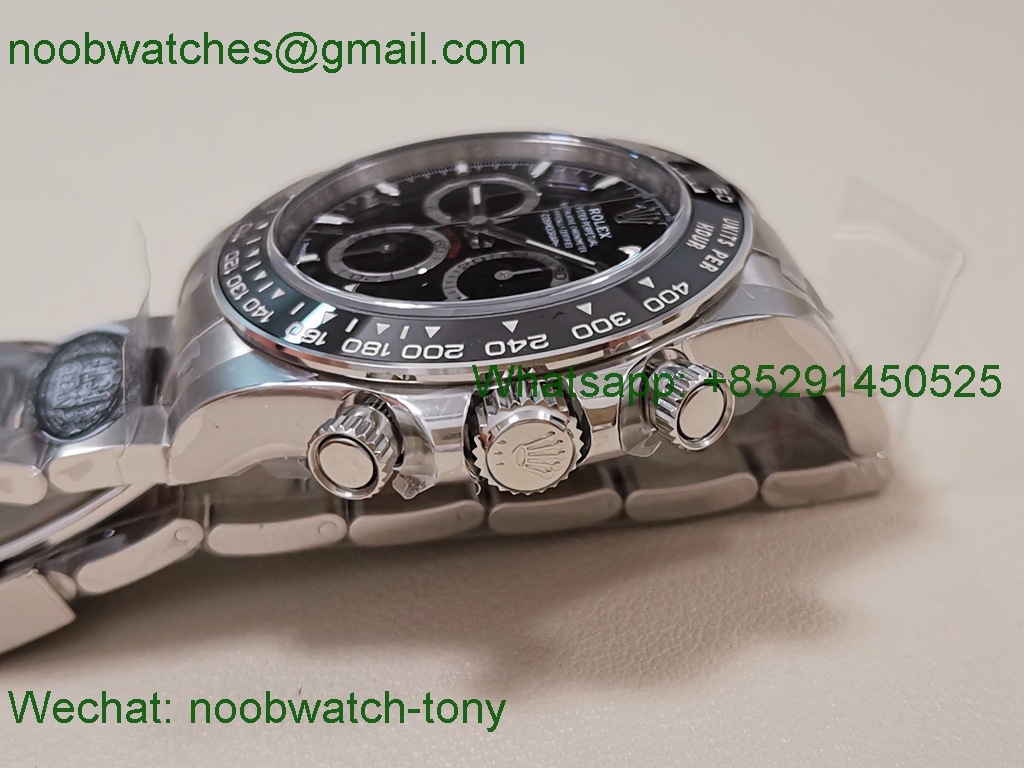Replica Rolex Daytona 126500LN Black Dial Clean SH4131 SuperClone