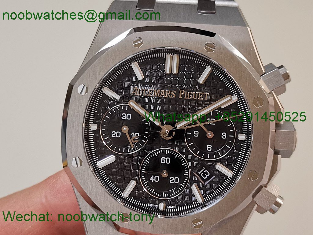 Replica Audemars Piguet Royal Oak Chrono 26331 Black Dial IPF A7750