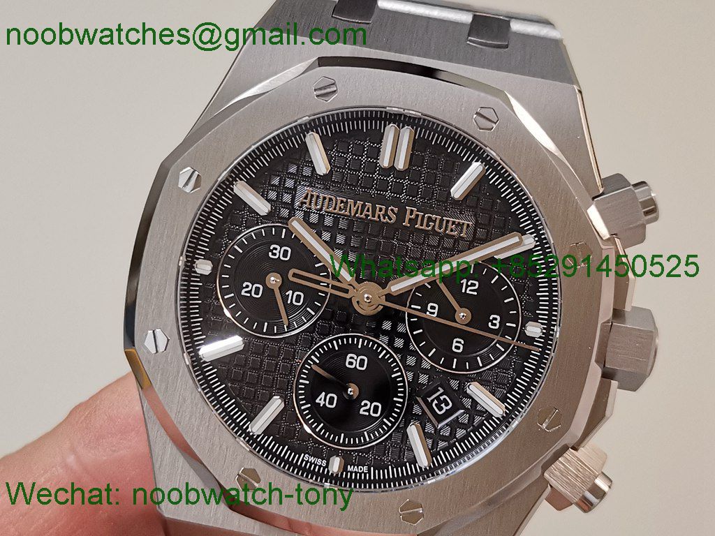 Replica Audemars Piguet Royal Oak Chrono 26331 Black Dial IPF A7750