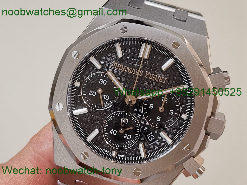 Replica Audemars Piguet Royal Oak Chrono 26331 Black Dial IPF A7750