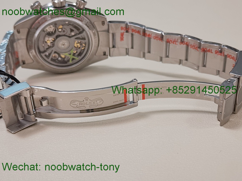 Replica Rolex Daytona ADG Artisans de Genève White Dial 4130 SuperClone