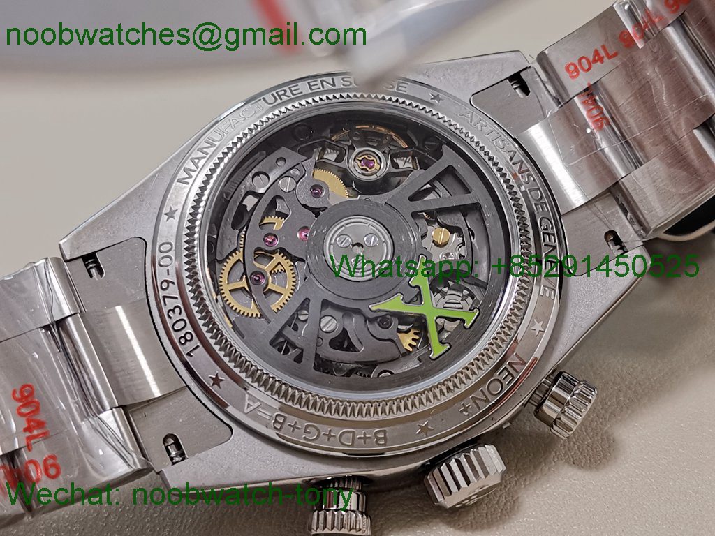 Replica Rolex Daytona ADG Artisans de Genève White Dial 4130 SuperClone