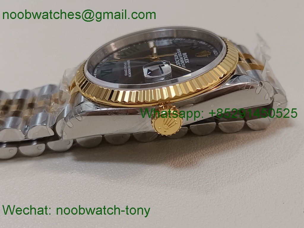 Replica ROLEX Datejust 126233 36mm Two Tone GOLD Steel Wimbledon VSF VS3235