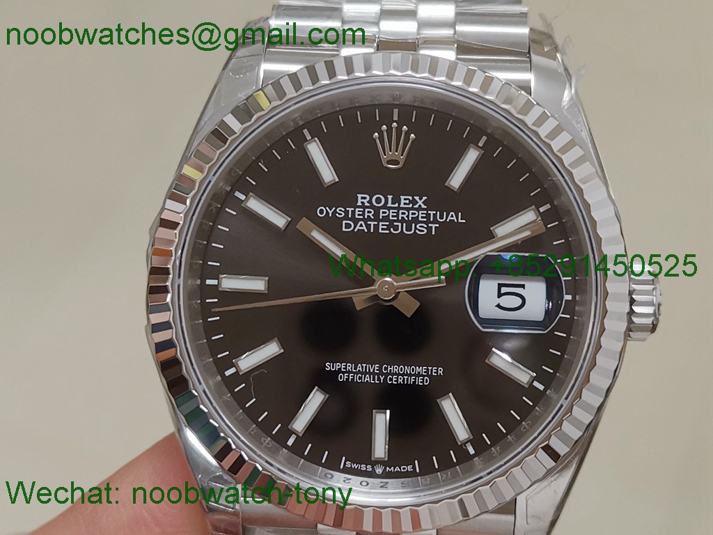 Replica ROLEX Datejust 126234 36mm Black Dial VSF SuperClone VS3235